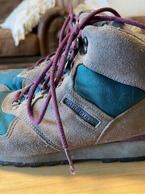 Merrell Lazer Men’s  VTG Westwind GTX Air Cushion Brown Hiking Boots Size 9